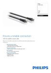 Philips SWV2845W 5 m F-Type Black Coaxial cable