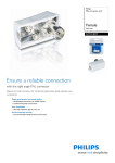 Philips PAL connector ends SWV2184W