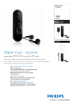 Philips SA2615 Flash audio player