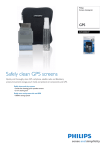 Philips SVC3502W GPS Screen cleaning kit
