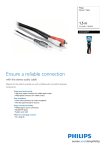 Philips Stereo Y cable SWA2527T