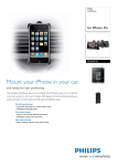 Philips DLA40110 For iPhone 3G Vent mount