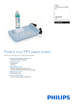Philips SAC3540W Universal MP3 Screen protector/cleaning kit