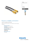 Philips Composite video cable SWV2510T