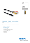 Philips 3.5 mm — composite AV cable SWV2233W
