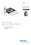 Philips SAC2530W CD and DVD With fluid Repair kit