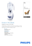 Philips HR2034 600W, 2L Blender