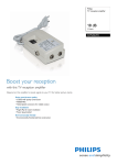 Philips TV reception amplifier SWS2063W