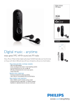 Philips SA2625 2GB* Digital MP3 player