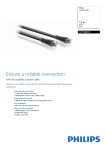 Philips SWV2842W 1,5 m F-Type Black Coaxial cable