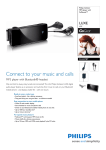 Philips SA2447BT 4GB* Digital MP3 player