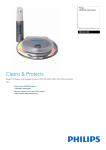 Philips SBCAC250 CD/DVD radial cleaner