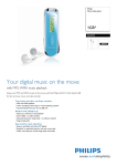 Philips SA2313 1GB* Flash audio player
