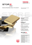 Toshiba StorE Steel 2.5” 500 GB
