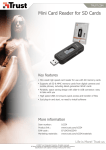 Trust Mini Card Reader for SD Cards