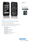 Philips DLM63077 For iPhone 3G Jam Jacket Grafik