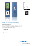 Philips DLA63025 For iPod nano G4 SoftShell