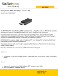 StarTech.com DisplayPort to HDMI Video Adapter Converter - M/F