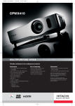 Hitachi CP-WX410 data projector