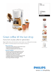 Philips HD7562/55 1.2 liter 1000 W Coffeemaker