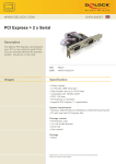 DeLOCK PCI Express > 2 x Serial