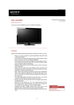 Sony KDL-32V5500 32" Full HD Black LCD TV