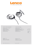 Lenco Headphone HP-050