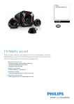 Philips SPA5300 Multimedia Speakers 2.1