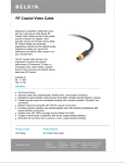 Belkin RF Coaxial Video Cable