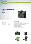 Digitus Notebookbag 15.4"