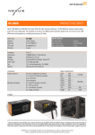 Nexus RX-8500 | 850Watt Modular 80PLUS Silent Power Supply