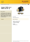 DeLOCK Adapter HDMI male > HDMI male 90° up