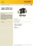 DeLOCK Adapter HDMI male > HDMI male 90° down