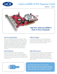 LaCie eSATA II PCI Express Card 4-Port