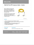 Belkin RJ45 CAT 5e UTP Crossover Cable - 5 m (10 Pack)