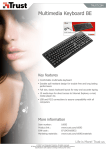 Trust Multimedia Keyboard BE