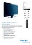 Philips Flat TV 42" with Pixel Plus HD 42" Full HD Black
