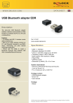 DeLOCK USB Bluetooth Adapter EDR