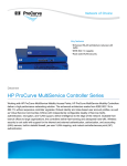 HP ProCurve MSM730 Mobility Controller