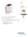 Philips Toaster 1000W