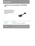 Belkin OmniView RJ45F to DB25M