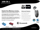 Dynamode USB-CR-1 card reader
