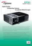Optoma EP761 data projector