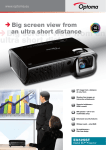 Optoma EX525ST data projector