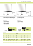 NEC Projecta ProView 125x125cm Matte White S