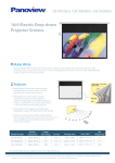 Optoma DE-9092EGS 92" Screen