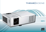 Optoma HD75 data projector