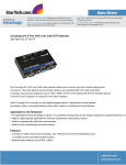 StarTech.com Converge A/V 4 Port VGA Cat5 UTP Extender