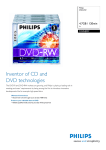 Philips DVD-RW 4.7GB / 120min 4x 5pk