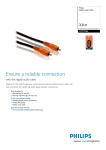 Philips SWV2566 2.0 m Digital audio cable